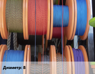Канат полиамидный 8, кг, 3-х прядный цена от 475.2 ₼ / м, где купить, условия доставки в Баку и Бакинская области
